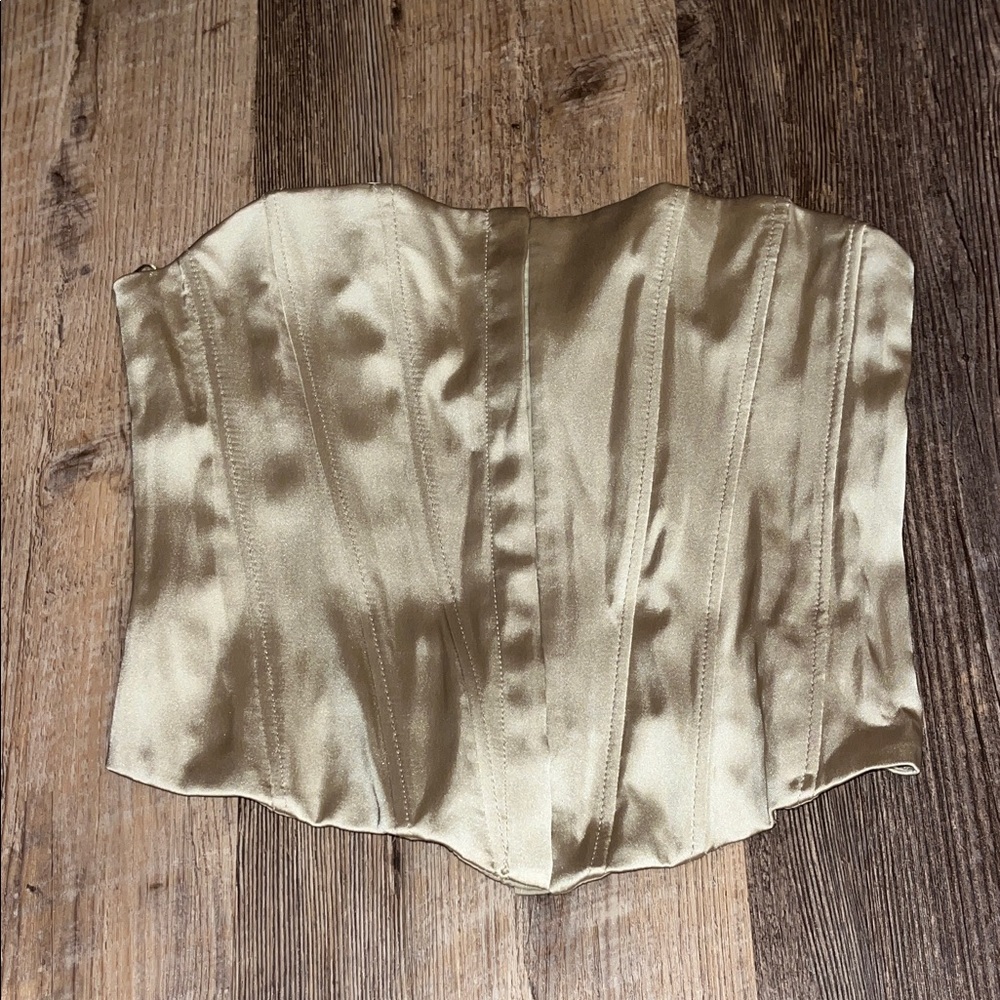 Zara Satin Bustier